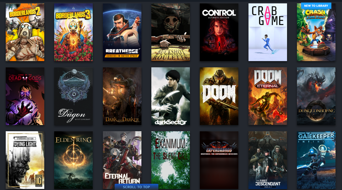Some games from my Steam Library