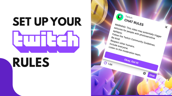 How To Add Chat Rules On Twitch